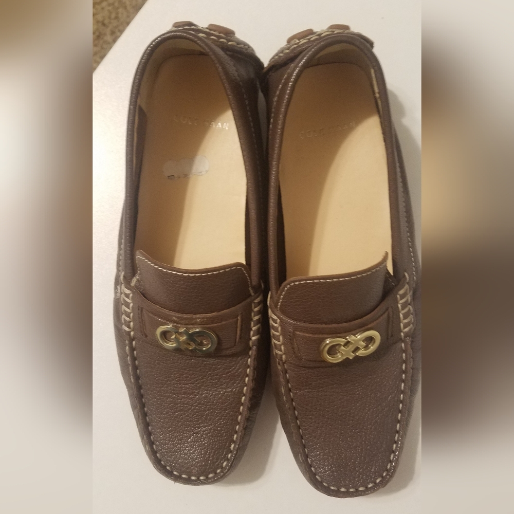 NWOT Cole Haan Brown Leather Loafers Size 5 1/2B